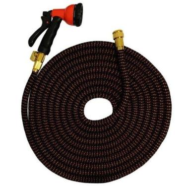 Imagem de Mangueira Poliéster 22m Kepper Preta Laranja