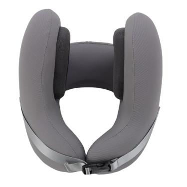 Imagem de RiToEasysports Travesseiro de Pescoço de Viagem, Travesseiro de Viagem de Espuma Viscoelástica Em Forma de U Com Protetores de Ouvido Com Cancelamento de Ruído e Alça Ajustável para Avião,