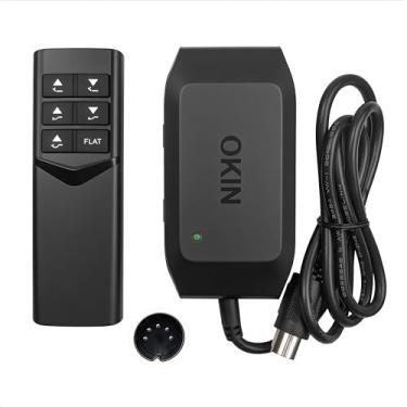 Imagem de Okin Controle remoto sem fio para cama ajustável com 6 botões RF.23.06.02 e CB.10.20.01 peças de reposição para caixa de controle