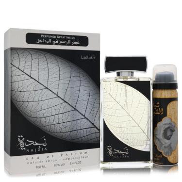 Imagem de Perfume Feminino Lattafa 100 Ml Eau Parfum Plus 50 Ml Desodor.