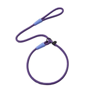 Imagem de Guia Adestramento Cães Roxa com Mosquetão Giratório