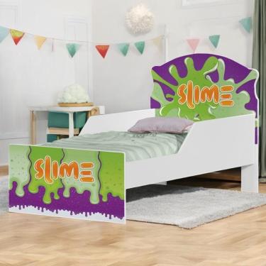 Imagem de Cama Infantil Tick Slime Menino Com Colchão