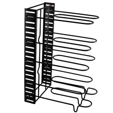 Imagem de Organizador de Utensílios, Panelas e Tampas, 5 Camadas, Ferro, Preto, 38x30x20cm, Vertical e Horizontal