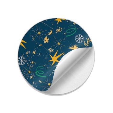 Imagem de Ladrilho Decorativo de Cerâmica Natal e Ano Novo Estampa Festiva Flocos de Neve