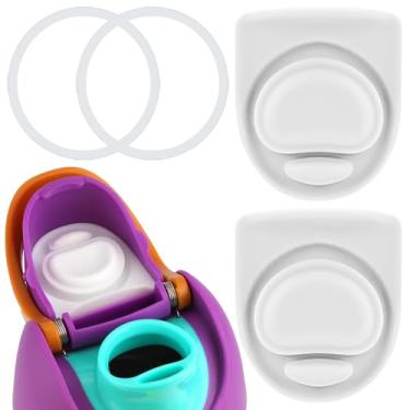 Imagem de ZONBBEE Rolha de substituição e anel de vedação O compatível com Owala FreeSip 680 g, tampa de anéis de vedação superior de garrafa para Owala 16/19/24/32/1,134 g, tampa de boca de silicone