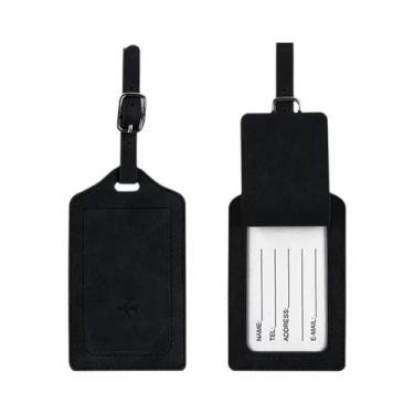 Imagem de Conjunto De Porta-Passaporte Em Couro Com Bloqueio RFID E Etiqueta De 