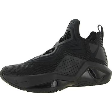 Imagem de Nike Tênis de basquete masculino Lebron Soldier XIV 14, Preto/cinza escuro metálico, 42