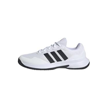 Imagem de adidas Tênis esportivo masculino baixo (não futebol), branco/preto/prata metálico., 41