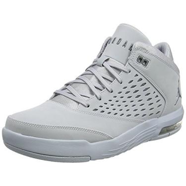 Imagem de Nike Jordan Flight Origin 4 Tênis de basquete masculino, azul trovão/branco, Cinza lobo multicolorido cinza frio 005, 42