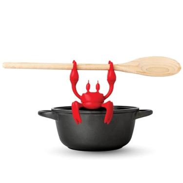 Imagem de RED Crab Spoon Holder & Steam Releaser by OTOTO