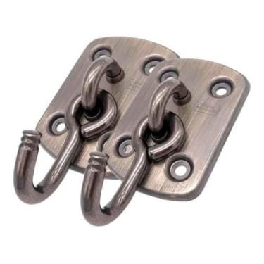 Imagem de Gancho Armador Para Rede Reforçado Silencioso 250 kg Par(Antique)