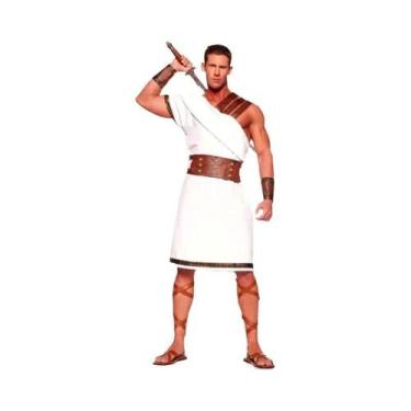 Imagem de Fantasia De Gladiador Grego Romano Antigo Para Homens Adultos, Fantasi