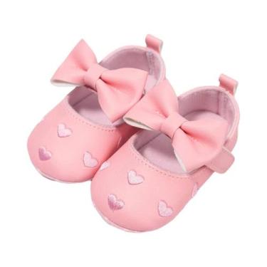 Imagem de Sapatos De Bebê Menina Antiderrapantes Com Sola Macia Para Primeiros P