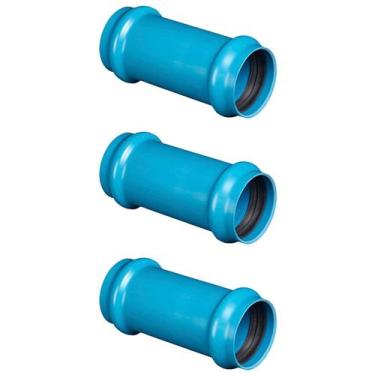 Imagem de Kit 3 und Luva 75mm de Correr para Irrigação com Vedação JIR PN80 100%