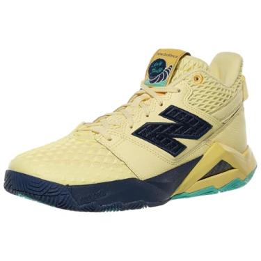 Imagem de New Balance Tênis feminino Coco Cg2, Pergaminho/Nb azul-marinho, 36 BR