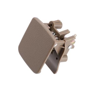 Imagem de VekAuto Alça de trava de porta-luvas para Chevy Express Van Savana 08- para Venture Montana 97-05 para Cadillac STS XLR CTS SRX Substitui 933084 Peças internas de carro marrom com alça aberta