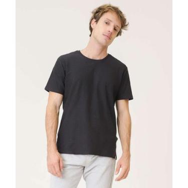 Imagem de Camiseta Masculina Textura Manga Curta MR-33328, Preto, P