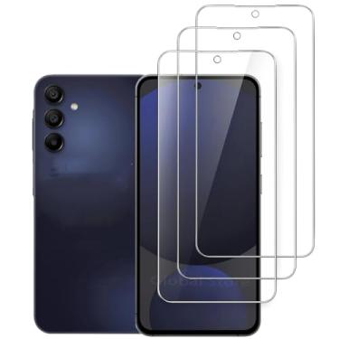 Imagem de Vidro temperado de 6,7", para Samsung Galaxy S24 FE, Filme de vidro com protetor de tela 3 Pcs