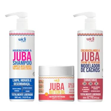 Imagem de Kit Widi Care Juba – Shampoo Higienizando a Juba + Máscara Butter Oil + Creme de Cabelo Encaracolando 500g