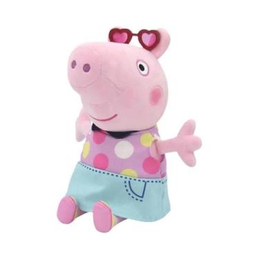 Imagem de Brinquedo De Pelúcia Peppa Pig De 30cm, Bonecos George, Mamãe E Papai,