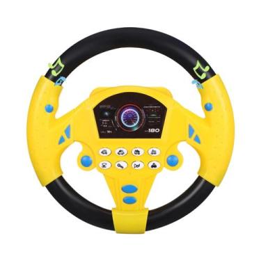 Imagem de Brinquedo Elétrico De Direção Para Crianças Com Som Simulado De Carro 