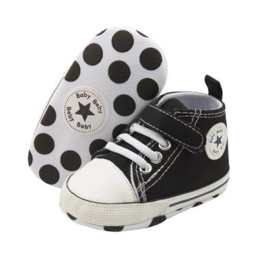 Imagem de Tênis Casuais De Cano Alto Para Bebês, Primeiros Passos, Em Lona, Com 