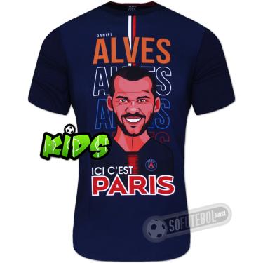Imagem de Camiseta PSG (Paris Saint Germain) - DANI ALVES Infantil