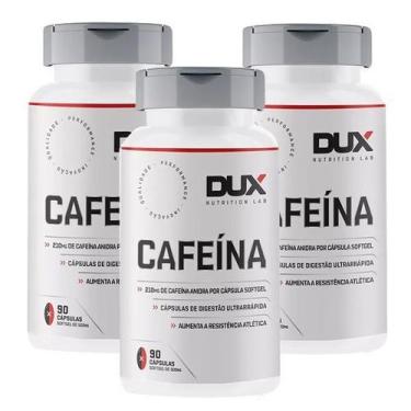 Imagem de Cafeína anidra dux - pote com 90 cápsulas softgel - DUX NUTRITION