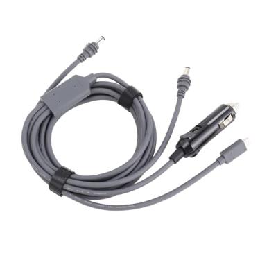 Imagem de Garosa Cabo de Alimentação para Mini Antena de Satélite, Cabo à Prova d'água 18AWG Com Chip PD, Carregador de Carro Tipo C 3 Em 1 DC para Uso Doméstico e Externo