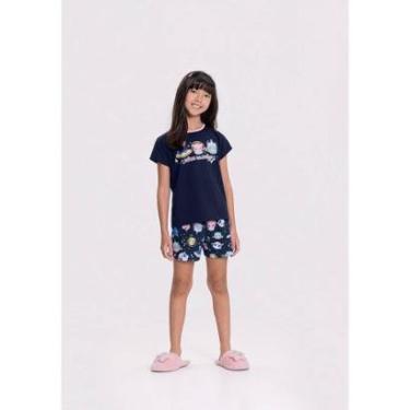 Imagem de Pijama Infantil Menina Brilha no Escuro Alakazoo Ref. 19332-Feminino