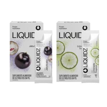 Imagem de LIQUIDZ® - Eletrólitos Zero Açúcares - Jabuticaba | Limonada - Kit 2 Caixas - 12 sachês-Unissex