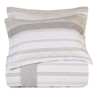 Imagem de Jogo De Colcha Queen Altenburg Algodão Lux 200 Fios Riviera