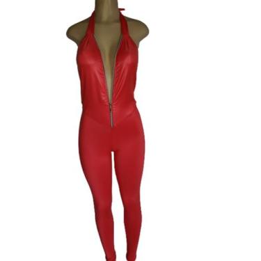 Imagem de Macacão  feminino comprido academia  tecido cirrê - AA COLLECTION CURI