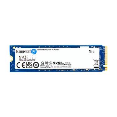 Imagem de SSD Kingston NV3, 1 TB, M.2 2280, PCIe 4.0 x4, NVMe, Leitura: 6000 MB/s, Gravação: 4000 MB/s,-Unissex
