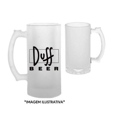 Imagem de Caneca de Chopp de Vidro Jateada para Sublimação - 470ml (16oz) - 12un