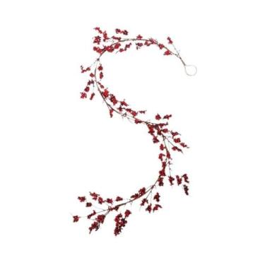 Imagem de Guirlanda De Frutas Vermelhas De Cranberry Para Decoração Interna Susp