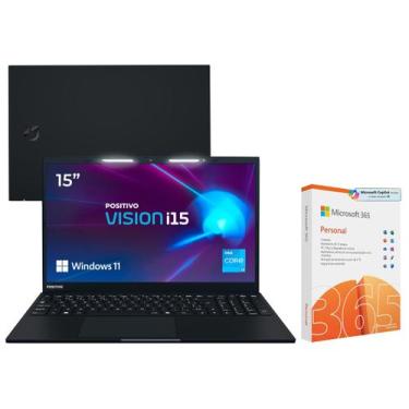 Imagem de Notebook Positivo Vision i15 Intel Core i3 N300 - 8GB 256GB SSD + Micr