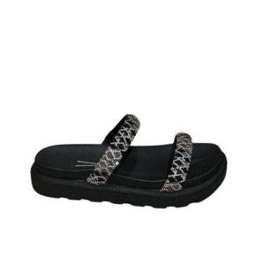 Imagem de Papete Feminina Vizzano Brilho Strass Tratorada 6459.110-Feminino