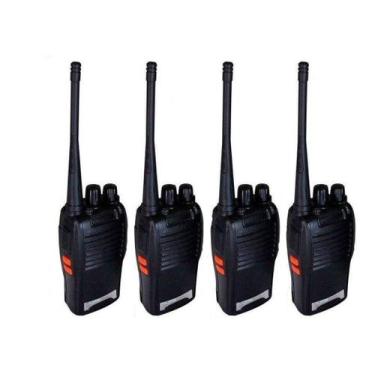 Imagem de Kit 4 Radio Walk Talk Comunicador 16 Ch 12km Baofeng 777s Ht Construça