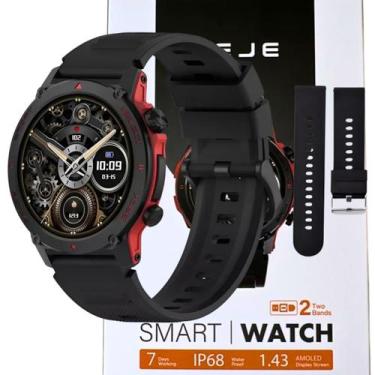 Imagem de Smart Watch Relogio ZW13 AMD Chamadas Bluetooth Notificaçoes Tela HD B