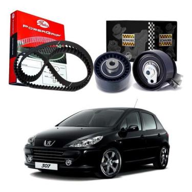 Imagem de Kit Correia Dentada Tensor Peugeot 307 1.6 16v 2007 A 2012 - Gates