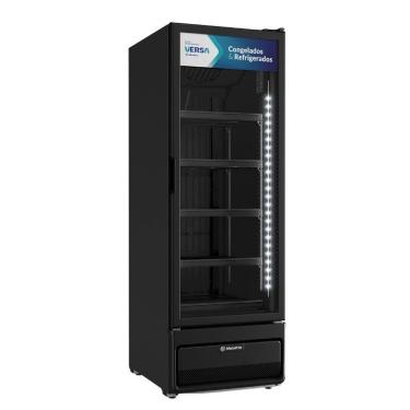 Imagem de Freezer Vertical Multitemperaturas Metalfrio 541L Porta Única VM50AH Black Faixa 8°C a -20°C 110V