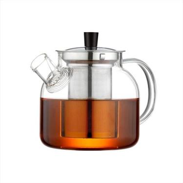 Imagem de Chaleira de Vidro Ehugos 800 ml com Infusor Removível de Aço Inoxidáve