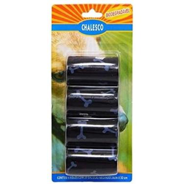 Imagem de Refil de Saquinhos Higiênicos para Cães com 4 Rolos Inclusos (80 Sacol
