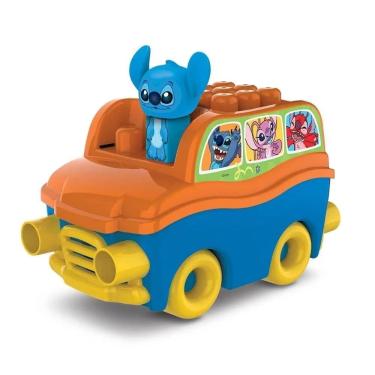 Imagem de Bloco de Montar Mágicos - Stitch - Disney com 17 Peças em Plástico Resistente Azul Elka