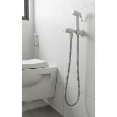 Imagem de Ducha Higiênica Branca 1,20m Gatilho Rápido Toque Leve - Congratulatio