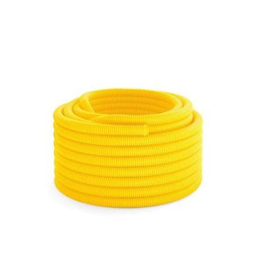 Imagem de Eletroduto Corrugado PVC 25mm x 50m Amarelo Krona
