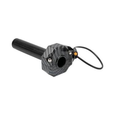 Imagem de Manopla De Acelerador Em Fibra De Carbono 22mm Para Bicicleta Elétrica