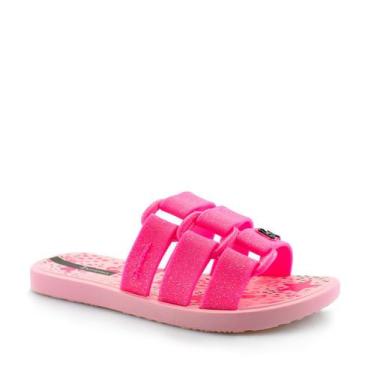 Imagem de Chinelo Slide Infantil Menina Barbie Girl Ipanema Rosa - Grendene