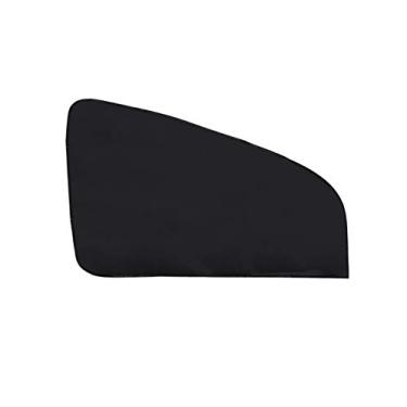 Imagem de Bestgift janela lateral malha magnética carro cortina bloco sol brilho calor preto 2 80 x 50 cm